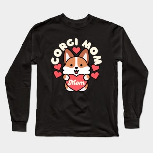 Corgi Mom Long Sleeve T-Shirt